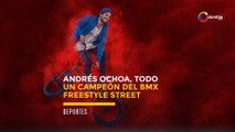 Andrés Ochoa, todo un campeón del BMX Freestyle Street