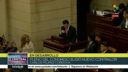 Colombia: Carlos Felipe Córdoba es electo como nuevo contralor general