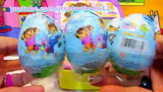 Dora The Explorer & Go Diego Go Surprise Eggs itsplaytime612