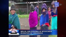 Más de cien personas se intoxicaron en bautizo en Tungurahua