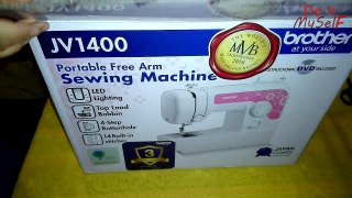 Unboxing Brother JV1400 Sewing Machine Portable Free Arm