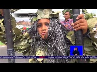 Kemeriahan Lomba Egrang Berkostum Super Hero-NET12