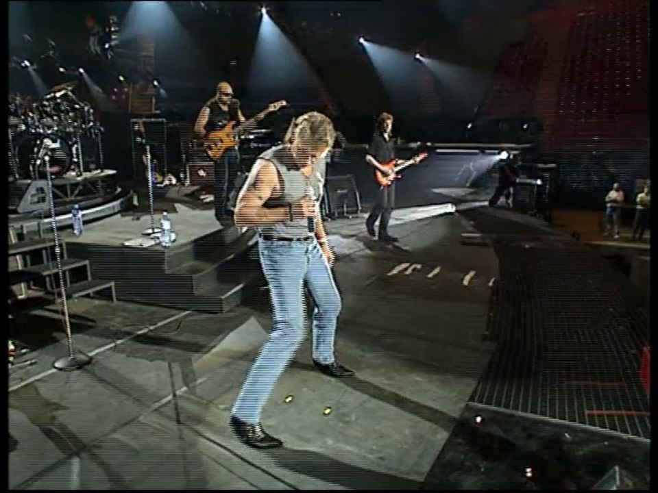 Johnny Hallyday "L'envie" répétitions Bercy 1992