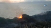 Bandırma'da Makilik Alanda Yangın