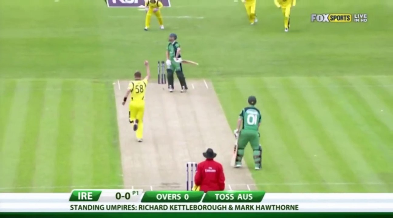 Brett Lee Amazing 1st Over of the Match vs Ireland - Great Bowling