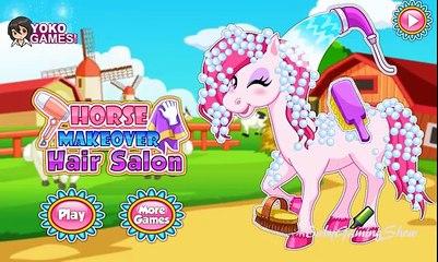 Baby Games For Kids Horse Makeover Hair Salon