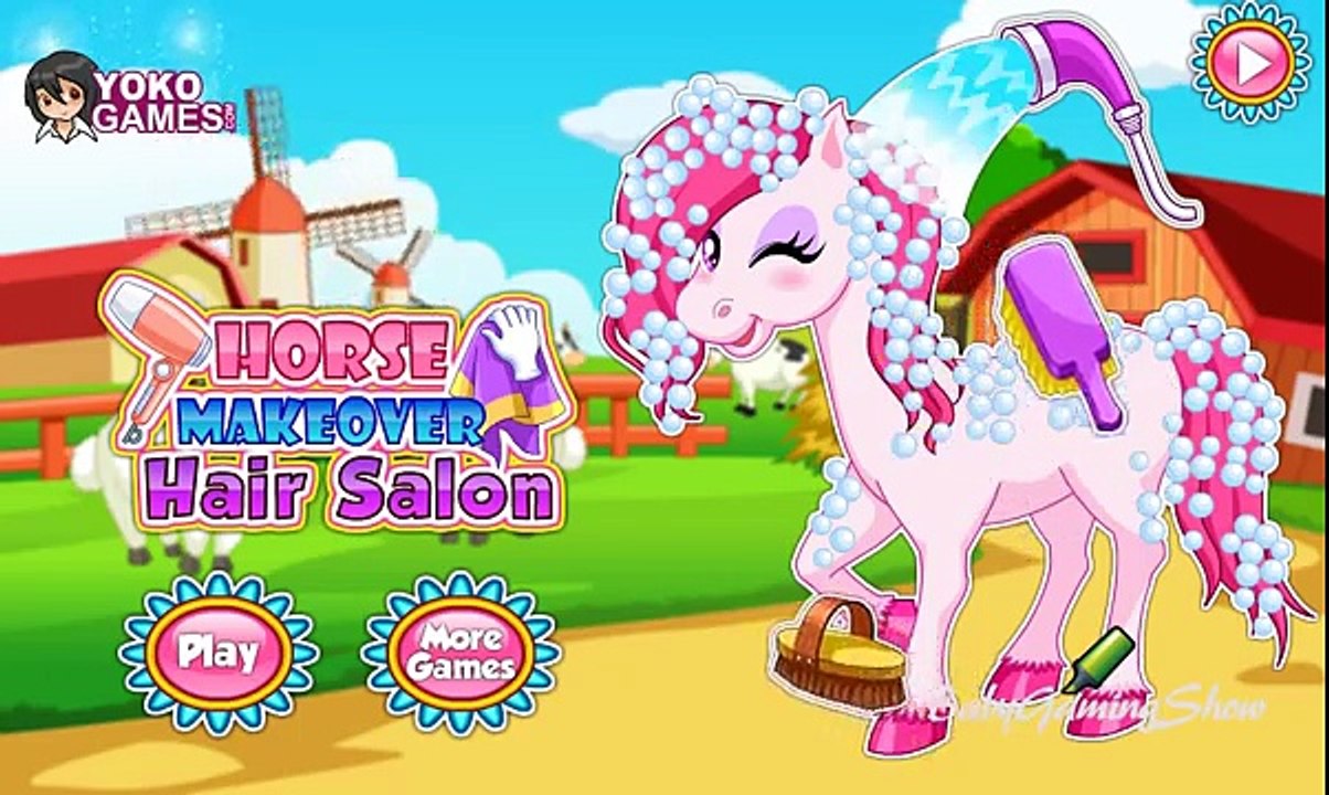 Baby Games For Kids Horse Makeover Hair Salon