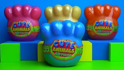 Cute Animals 3D Puzzle Surprise Toy Hedgehog Koala Weasel Chipmunk