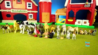 Learn Farm Animals Names For Kids Animal Toys Video