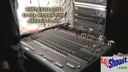 Live Sound How to do a Soundcheck How to Mix a Band on Stage