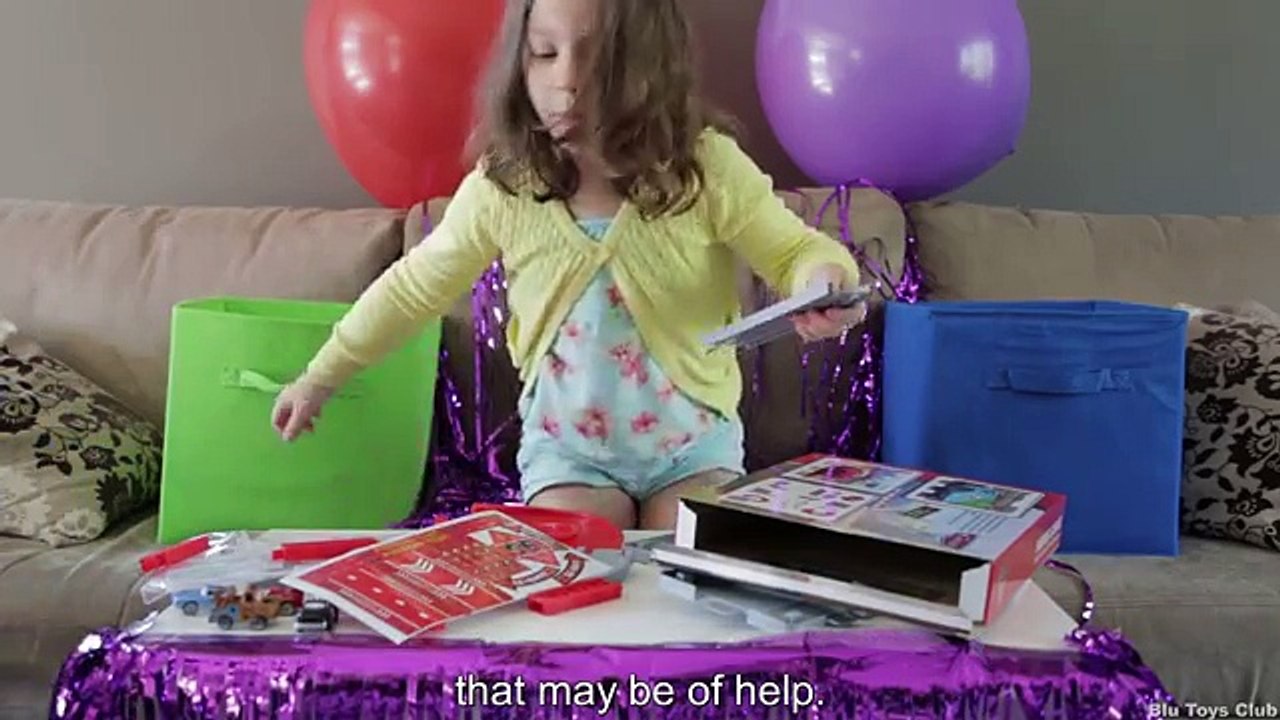 Disney Pixar Cars 2 Parking Garage Track Playset Kids Toys Surprise Eggs 4K