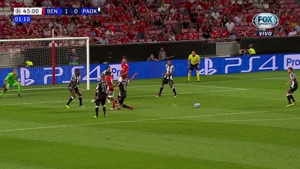 Pizzi Penalty Goal Benfica  1-0 PAOK  21.08.2018