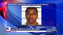 Victim`s Sister Spots Stolen SUV, Follows Suspect Through Memphis