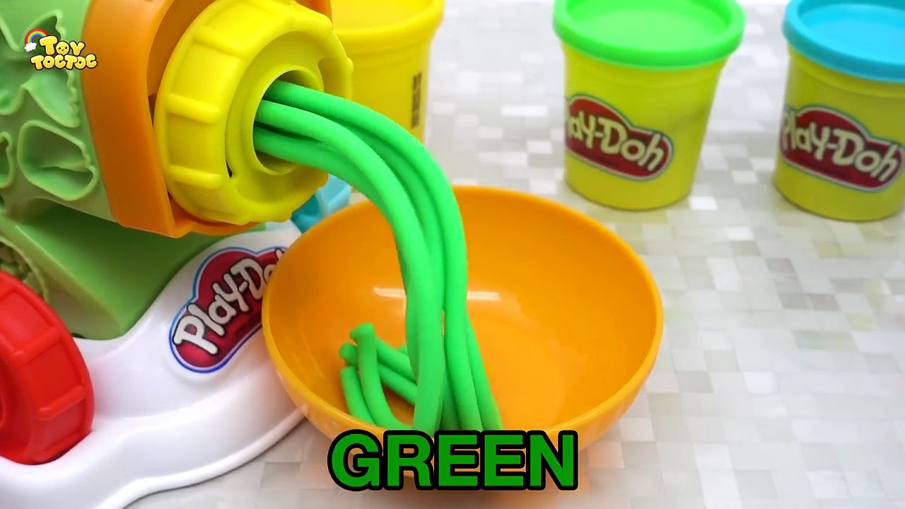 Learn Colors Play Doh Pasta Kitchen Creations Noodle Makin Mania Toy Appliance for Kids