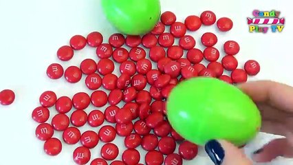 Learn To Count 1 to 6 with M&Ms Surprise Eggs Learn Numbers and Learn Colours with Candy
