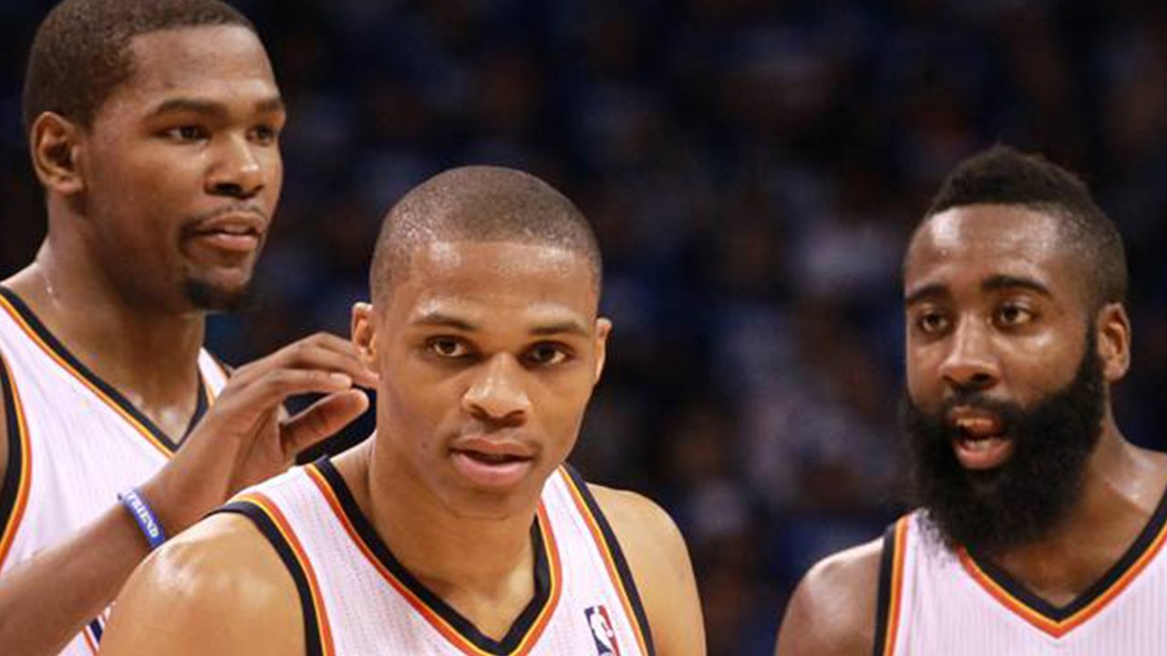 Kevin Durant REUNITES With Former OKC Teammates Westbrook & Harden!