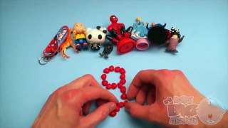 Learn To Count 1 to 20 with Toys and Candy Numbers!