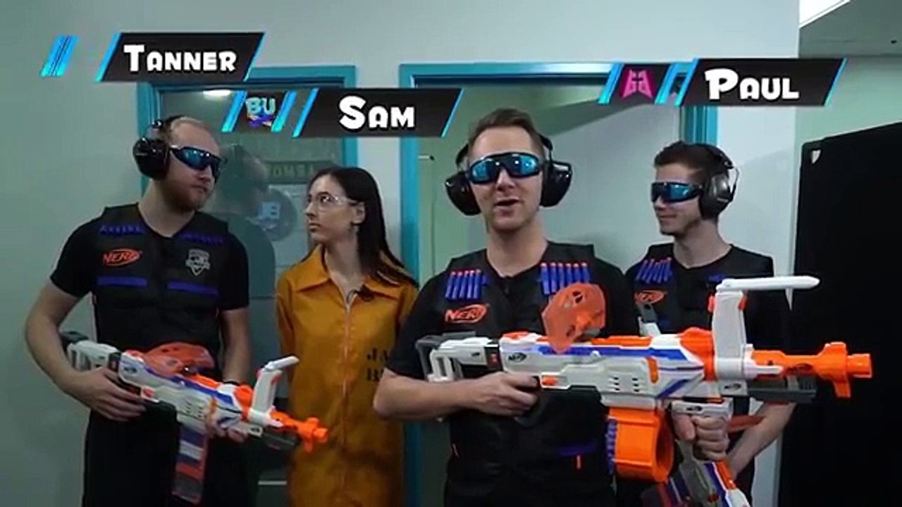 NERF Robot Prison Escape Challenge!