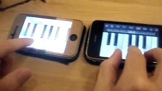 David Guetta Baby when the light rmx. on 2 iPhones