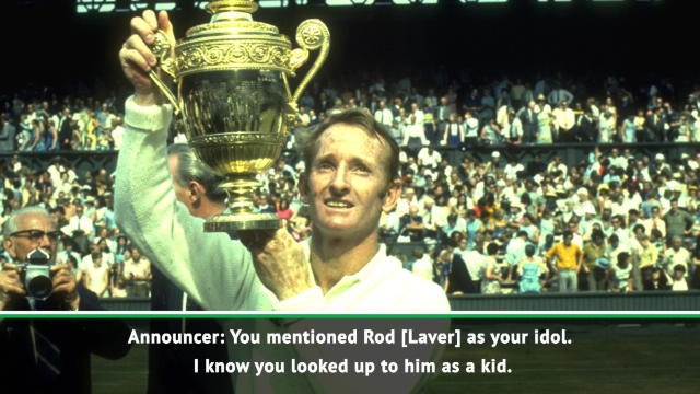 Rod Laver is the 'Babe Ruth of tennis' - McEnroe