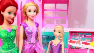 Barbie Glam Dream House with Frozen Anna Ariel Tangled