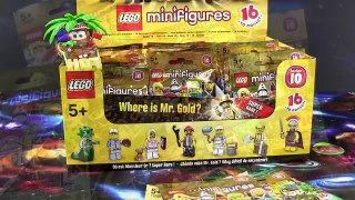 8 Lego Surprise Mystery Bags Series 10 Minifigures Opening Mr.Gold ???