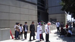 Ao No Exorcist Cosplay Group Take Off @ Anime Expo new