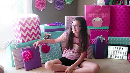 Birthday Morning Opening Presents!! Debbies 12th Birthday!