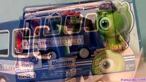 Monster Roll A Scare School Bus Playset Monsters University Mike Wazowski Toy Di