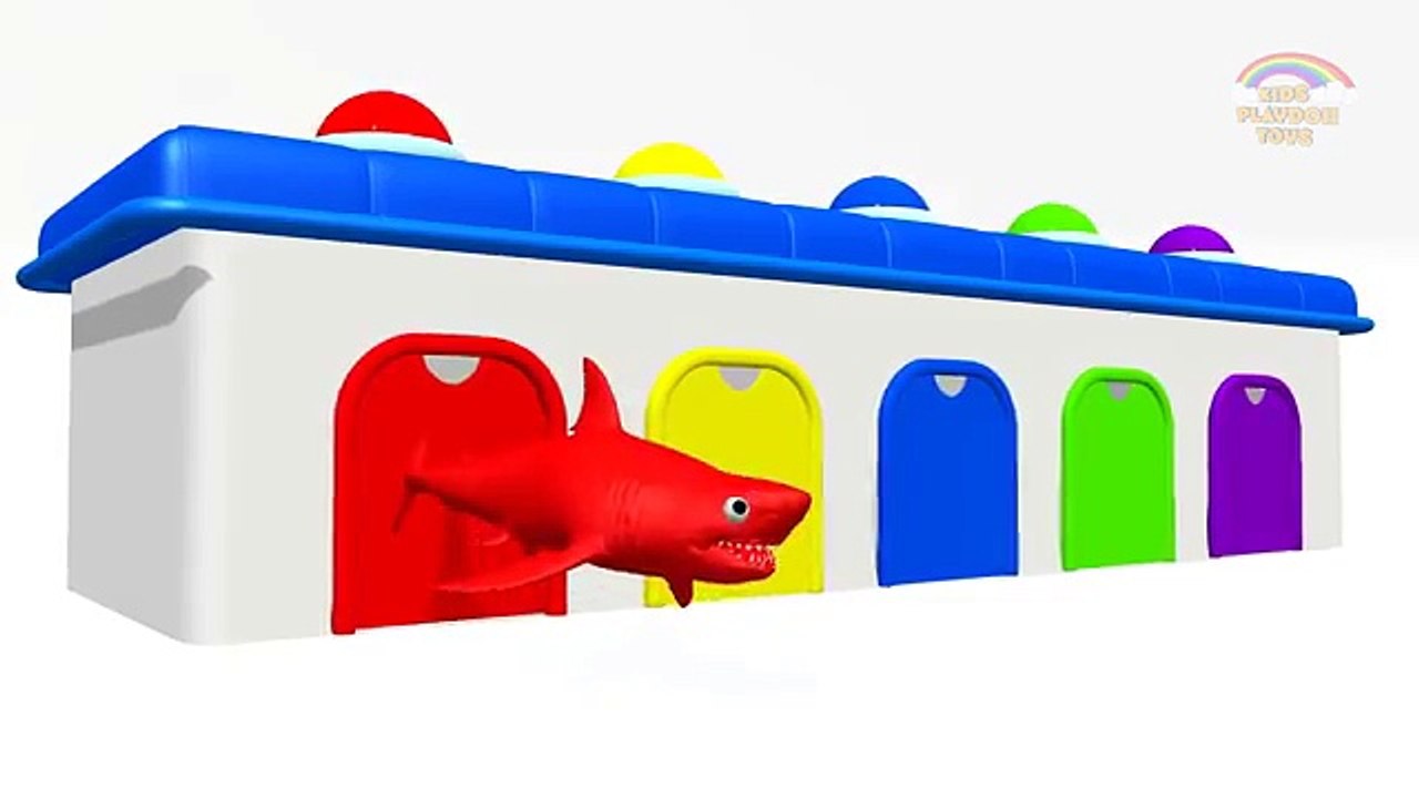 Colors for children to learn with sharks | sharks colors Songs | Colors videos for kids