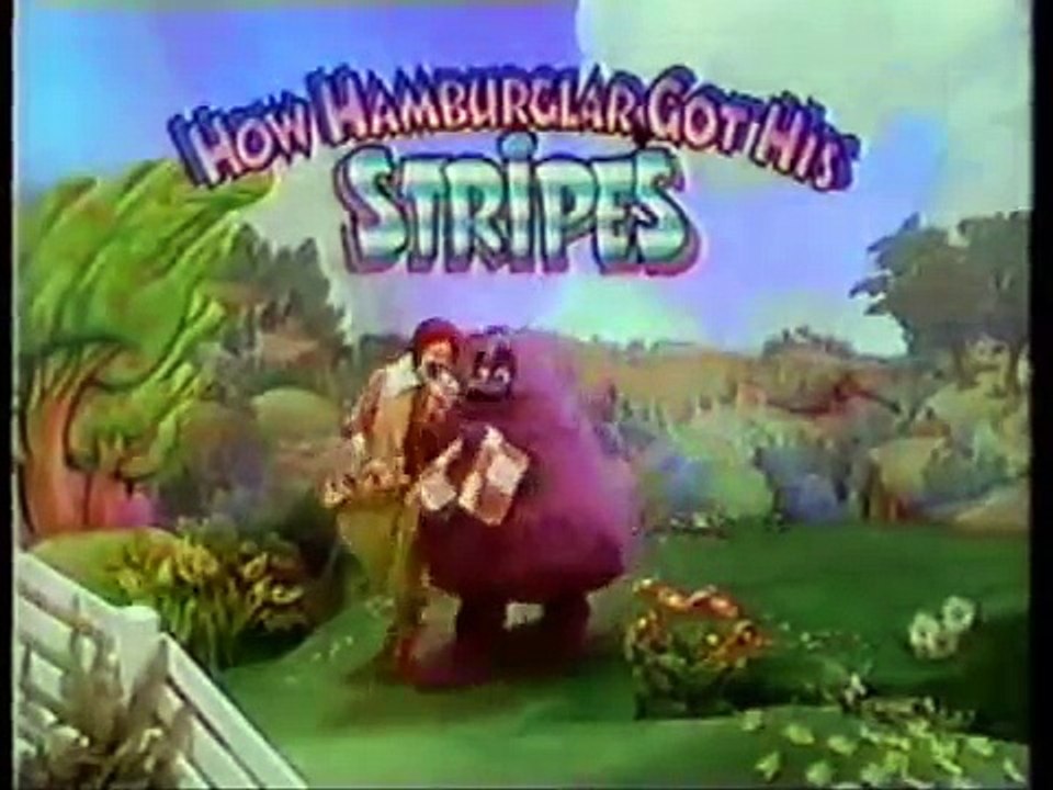 Retro McDonalds Commercial Hamburglars Stripes