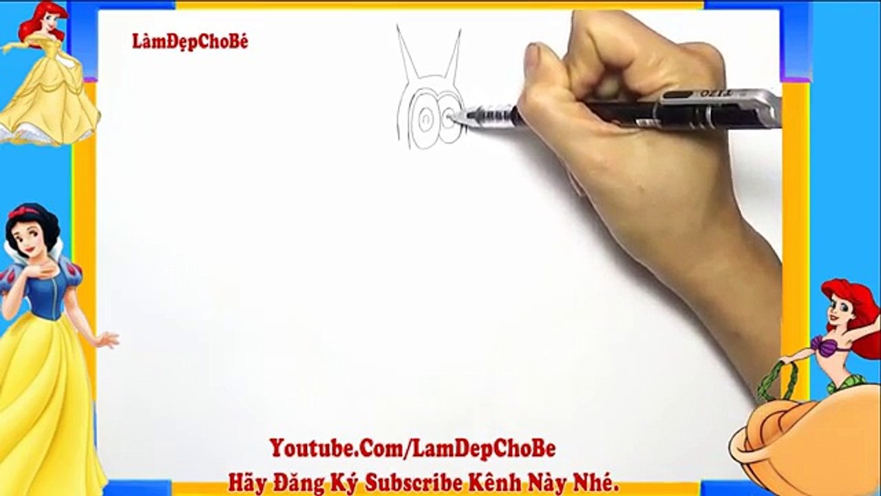 Vẽ Mèo Oggy How to draw Oggy Cat