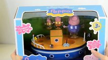 Grandpa Pig Boat Peppa Pig Toys unboxing Sea Adventure Episodes