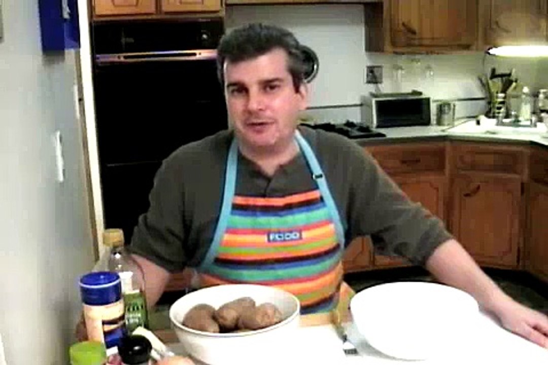 Recipe for Twice Baked Potatoes : Filling the Potato for Twice Baked Potatoes Recipe