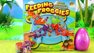 Feeding Froggies Board Game Toy Review & Playing For Prizes