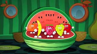 Five Little Fruits | Nursery Rhyme