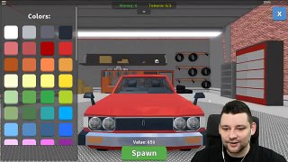 DESTROYING CARS IN ROBLOX