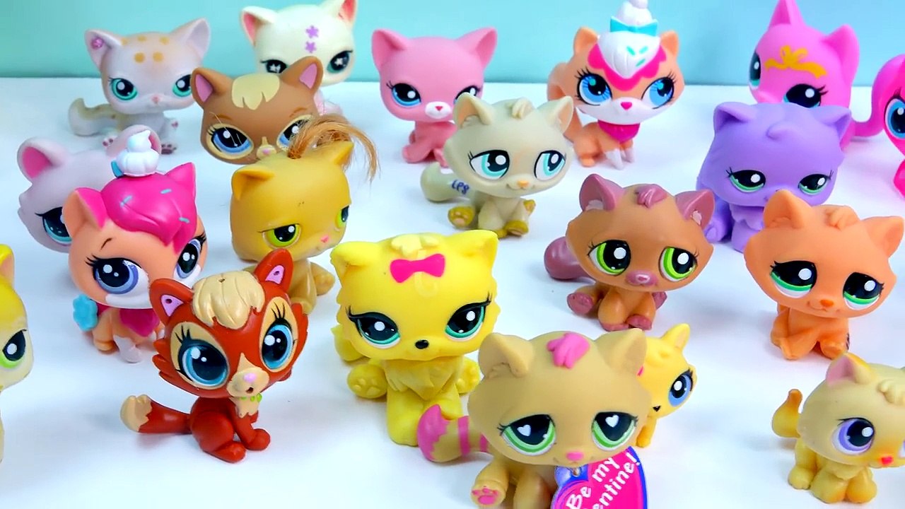 LPS Collection Tour Haul Video Bobblehead Littlest Pet Shop Kitty Cats