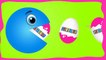 Learn Colors Packman Surprise Eggs Learn Teach Colours to Children Kids Toddlers