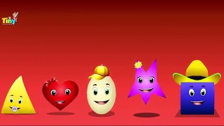 Finger Family | Shapes Family | Nursery Rhymes | HD