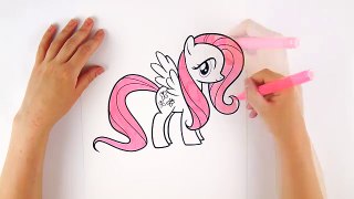How to Paint Colors for Children Coloring My Little Pony