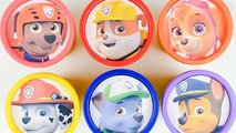 PAW PATROL Play Doh Cans Tubs Dippin Dots Toy Surprise Learn Colors with Paw Patrol Charac