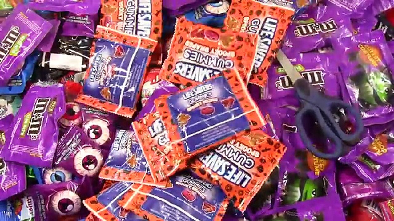 LEARN COLORS with A lot of New Candy Surprise Eggs