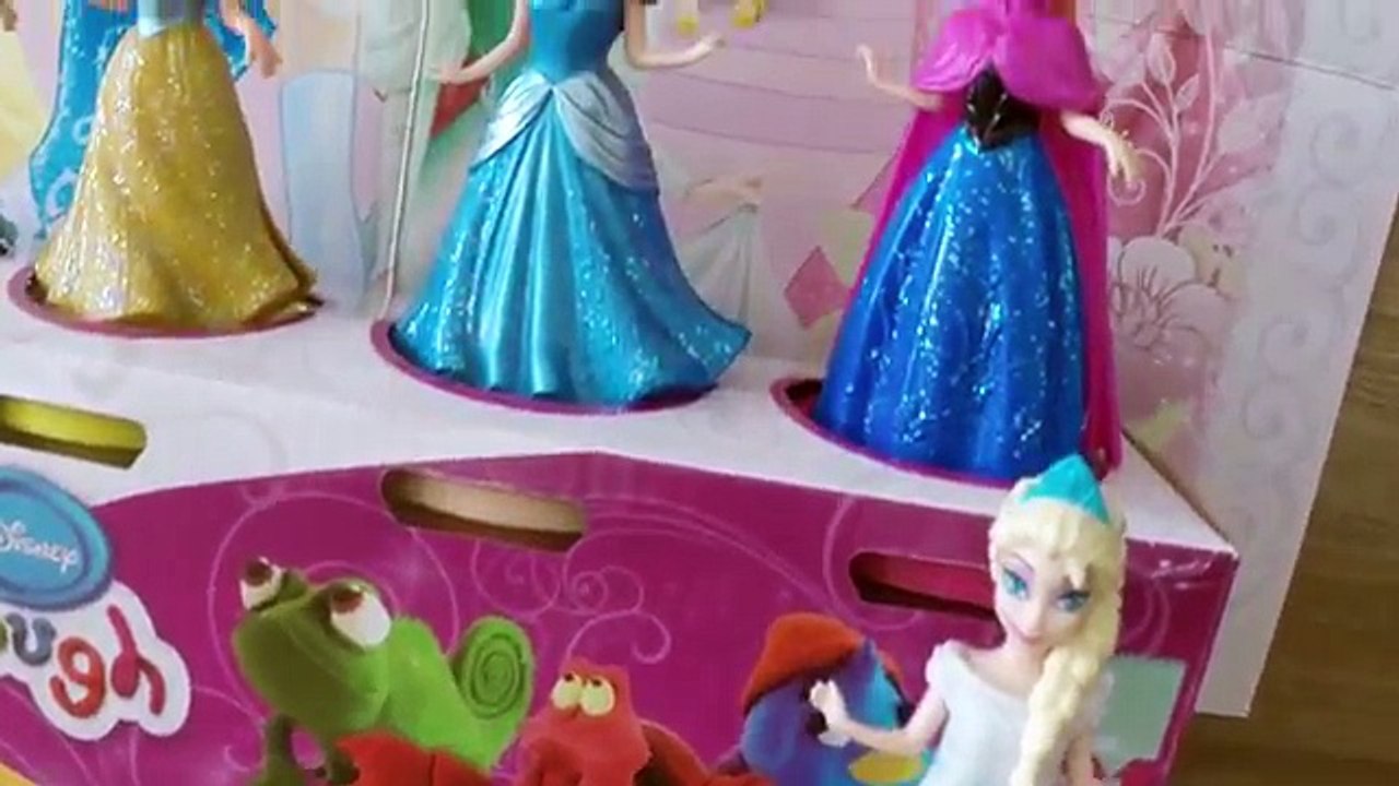 Disney Dough Princesas Jasmine, Ariel, Cinderella e Rapunzel kit de massinha playdough