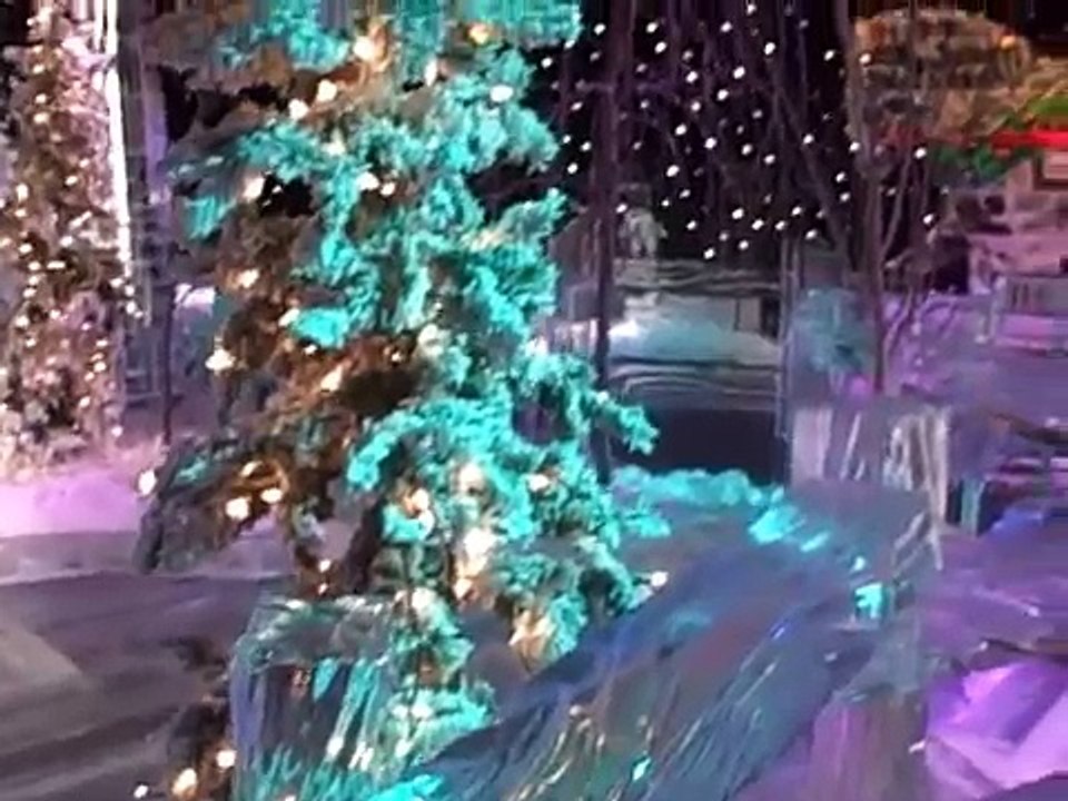 Ice : Christmas Ice Sculpture Exhibit : Gaylord Convention Center DC