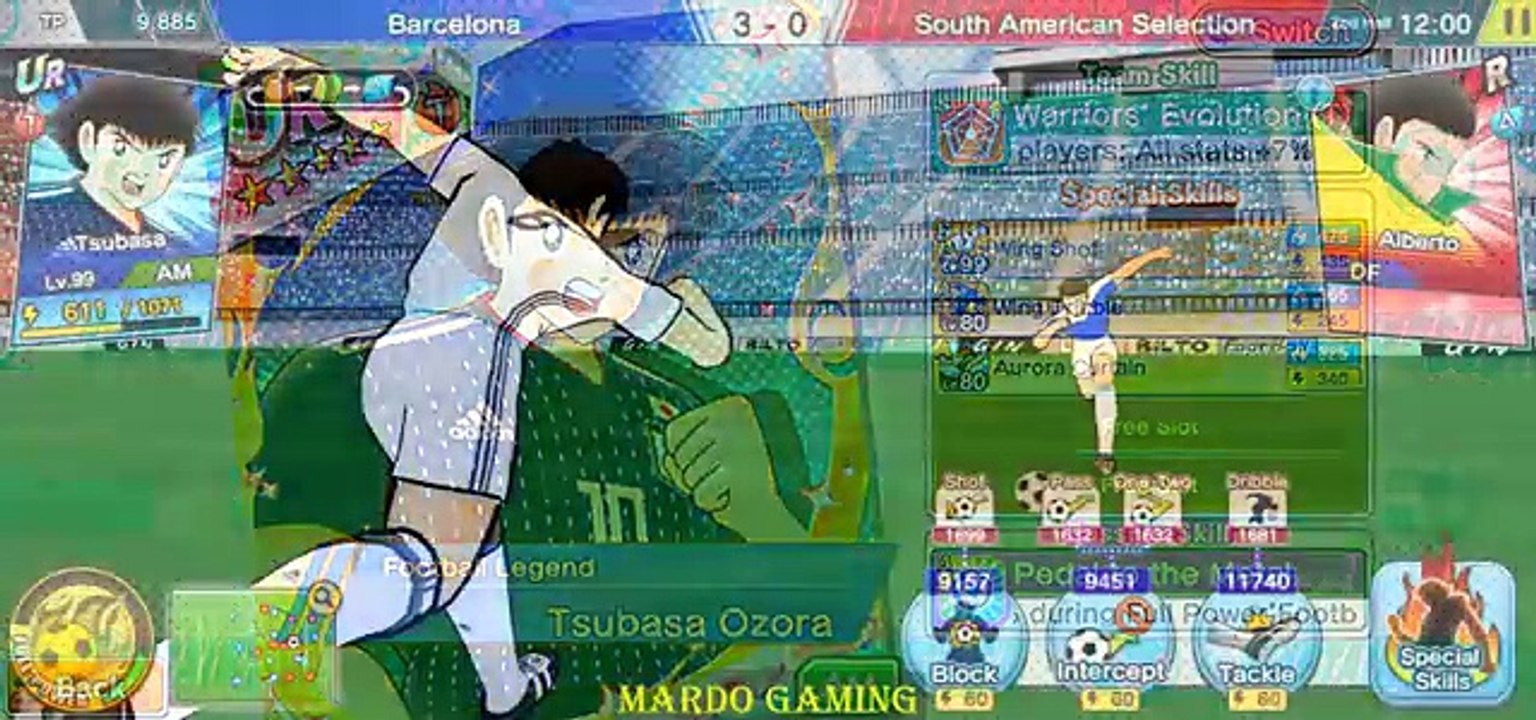 Captain Tsubasa Dream Team ( Tsubasa Ozora - Football Legend ) All Skills Preview + Win Quotes