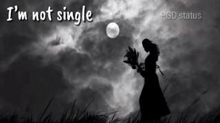 i am single quotes in english, proud for single