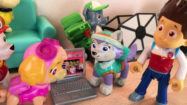 patrulha Canina Stop Motion Filhotes na Maquina do Tempo