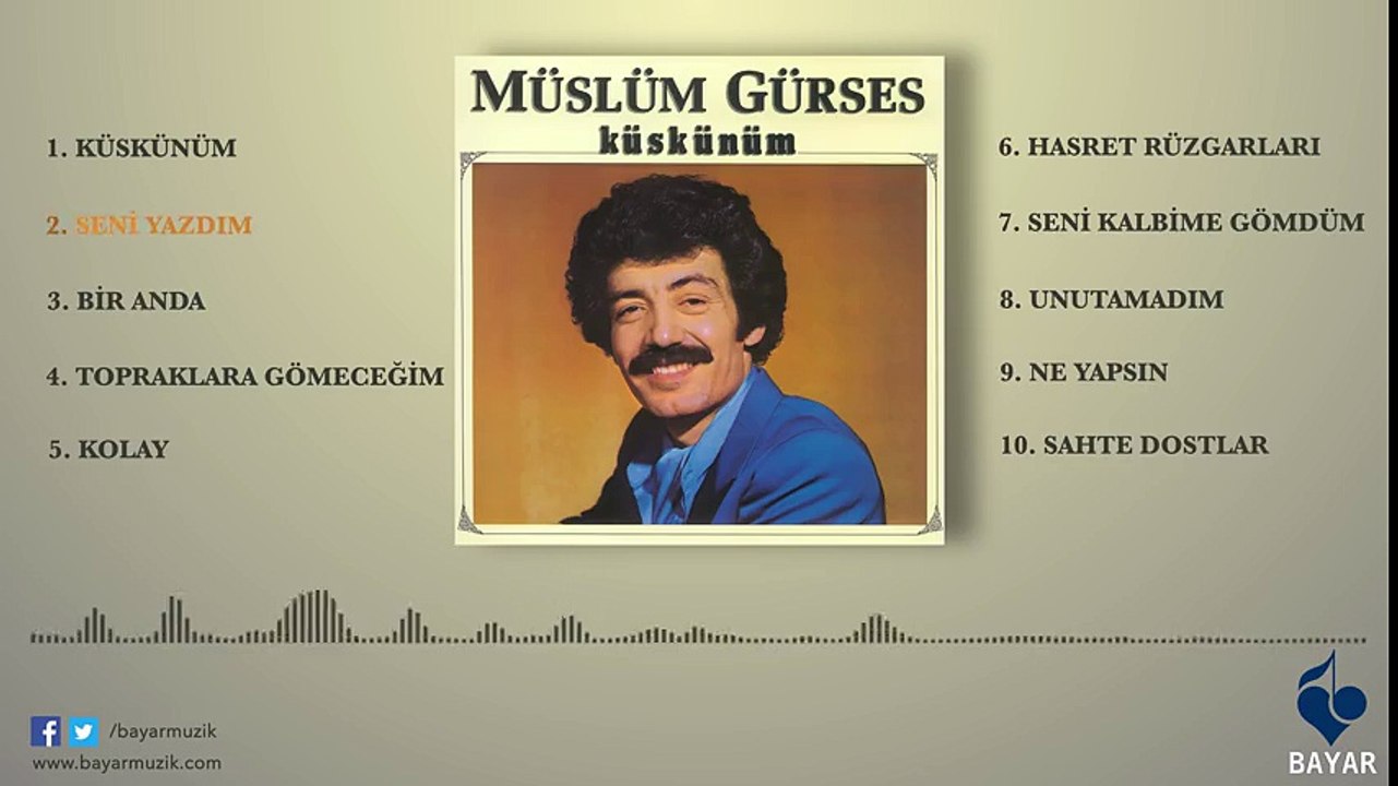 Müslüm Gürses - Seni Yazdım