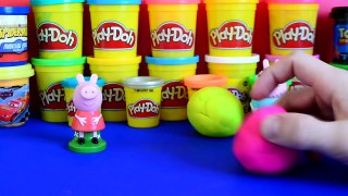 Play Doh Peppa Pig Weebles How to Make your own Play doh Peppa pig Playdough creative idea